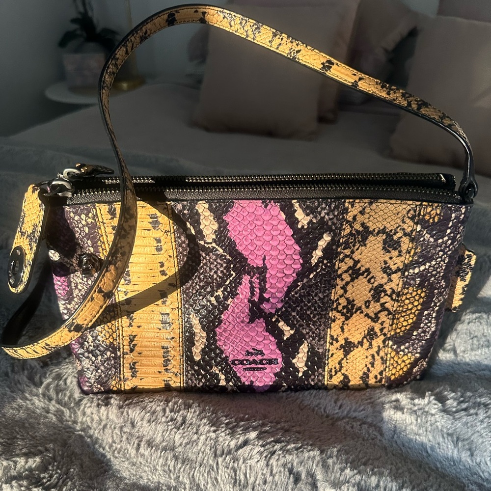 Coach Restored Crosby Crossbody Exotic  Embossed Leather